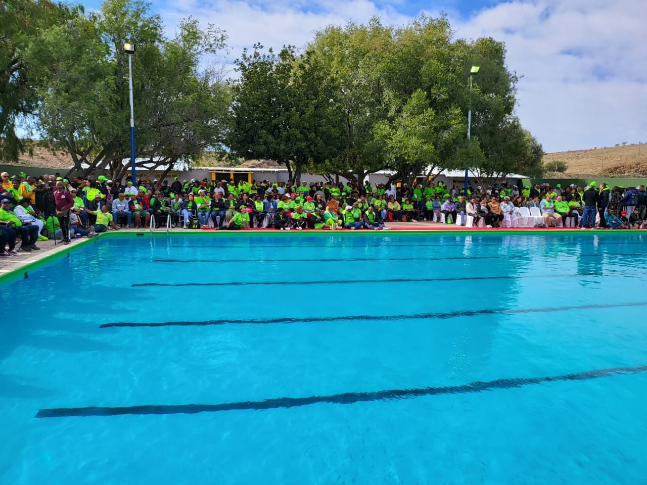 PA members paint Beaufort West green