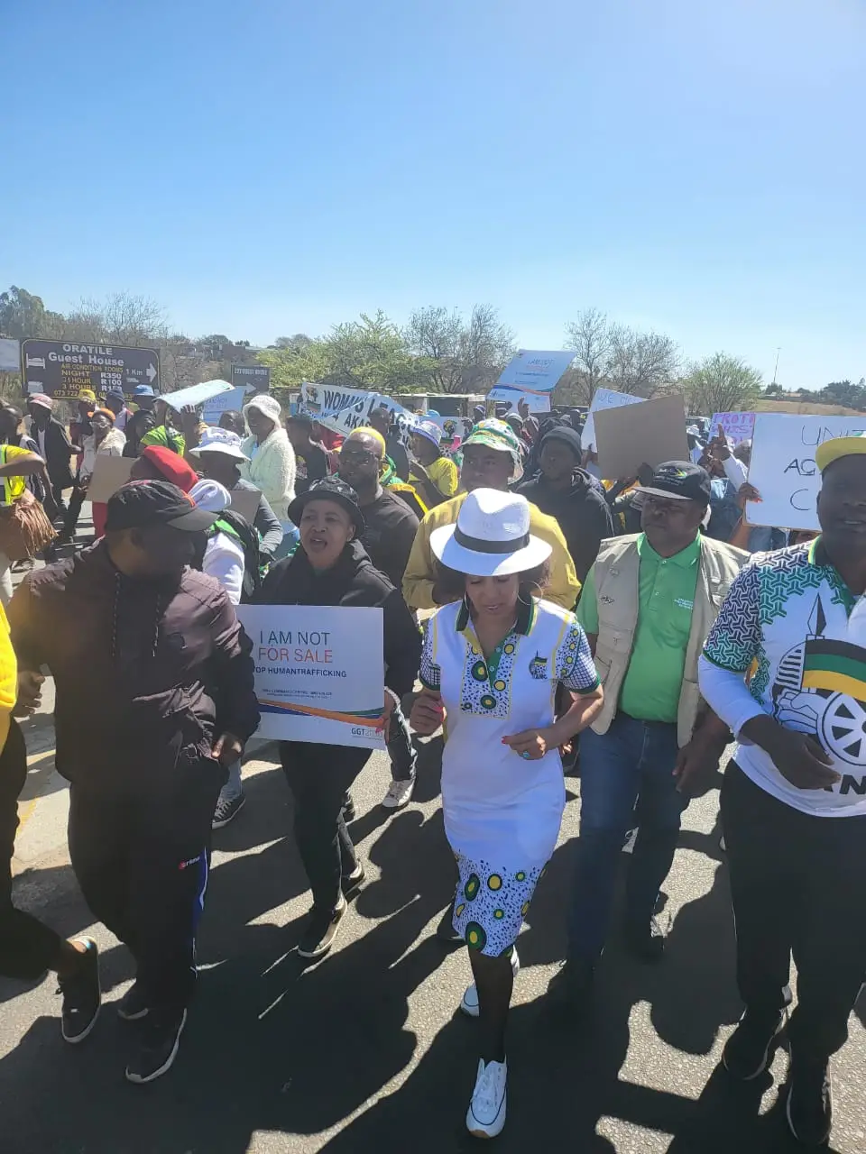 Sisulu leads Soshanguve residents in march against gender-based violence 