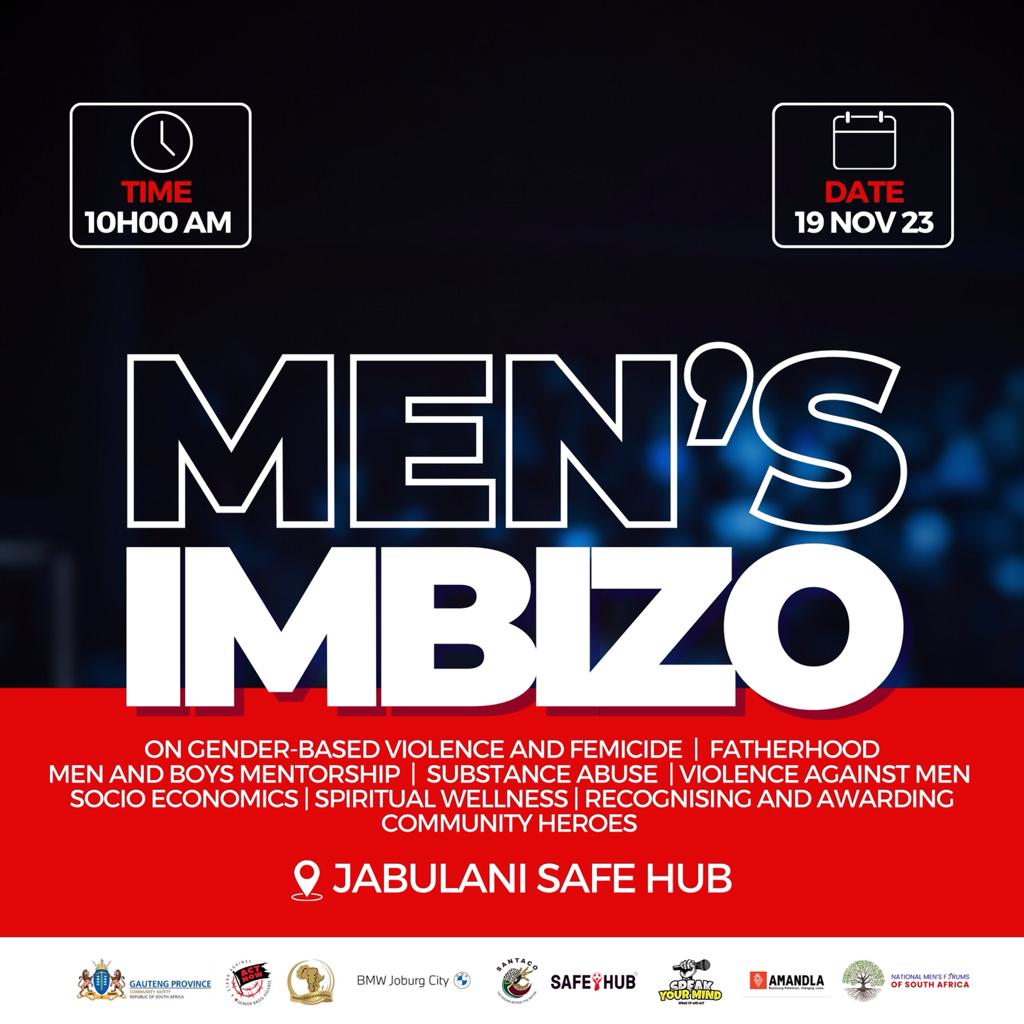 Anti-GBV/Femicide organisation to celebrate Mzansi men in style